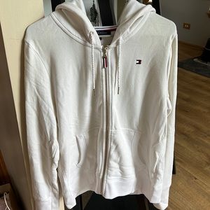 Tommy Hilfiger White Zip Up